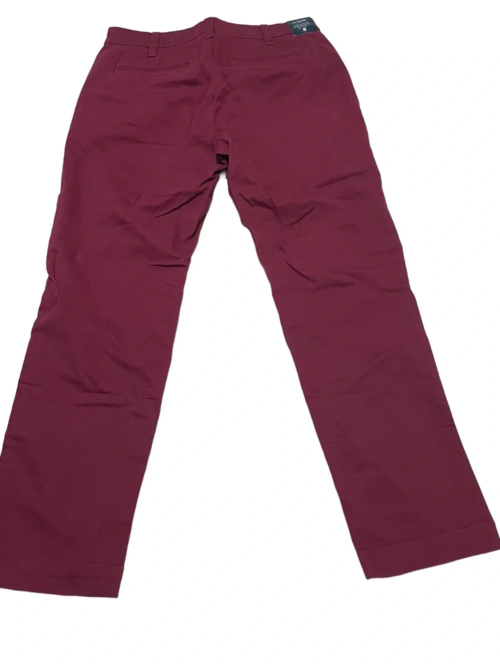 J. Crew Women’s High Rise Chino Pants in Deep Wine